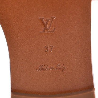 Louis Vuitton Mink Fur Lock It Flat Mule 37 Rose 7 of 8