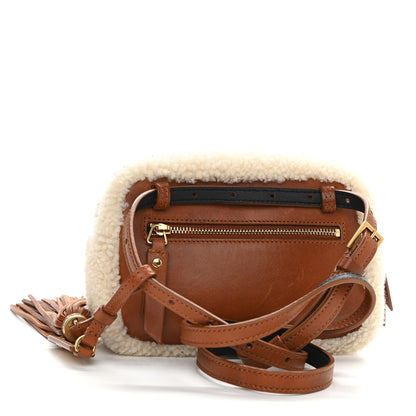 Saint Laurent Shearling Monogram Lou Belt Bag Beige 3 of 14