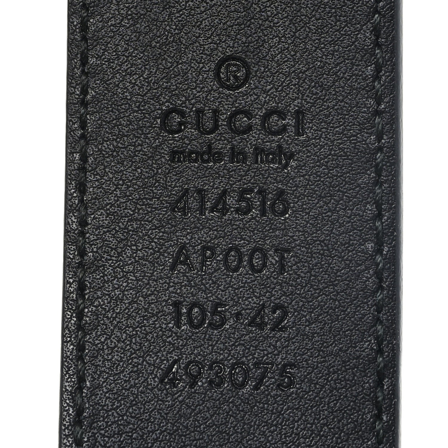 Gucci Calfskin Double G 30mm Belt 105 42 Black 3 of 4