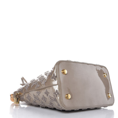 Louis Vuitton Patent Lambskin Fascination Lockit Gris 4 of 8