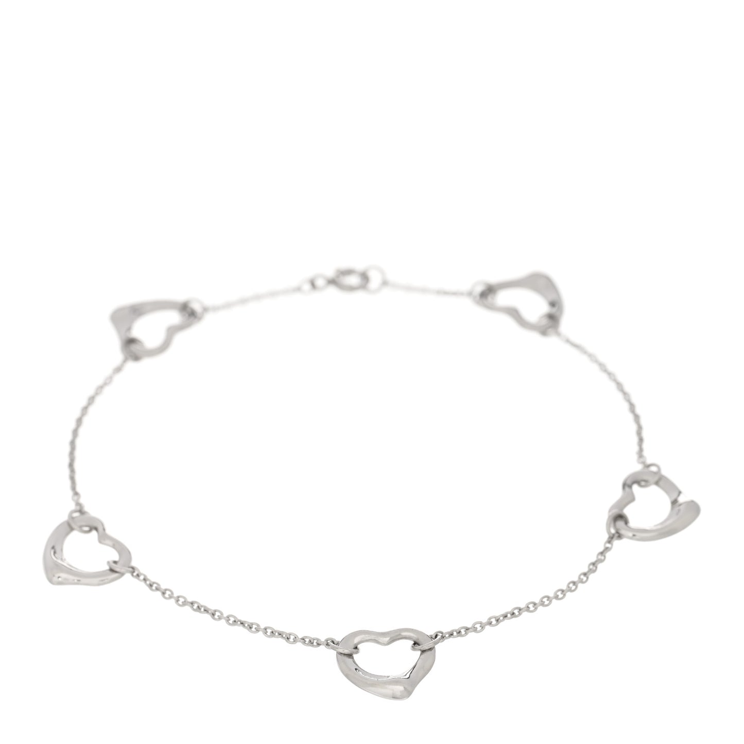 Sterling Silver Elsa Peretti Open Heart Bracelet