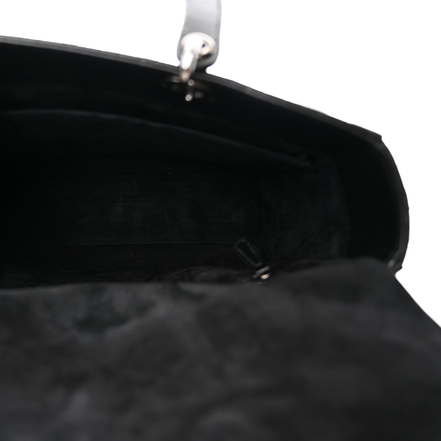 Lambskin Cannage Large Lady Dior Black