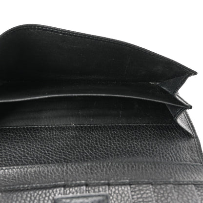 Gucci Monogram Eclipse Continental Wallet Black 7 of 9