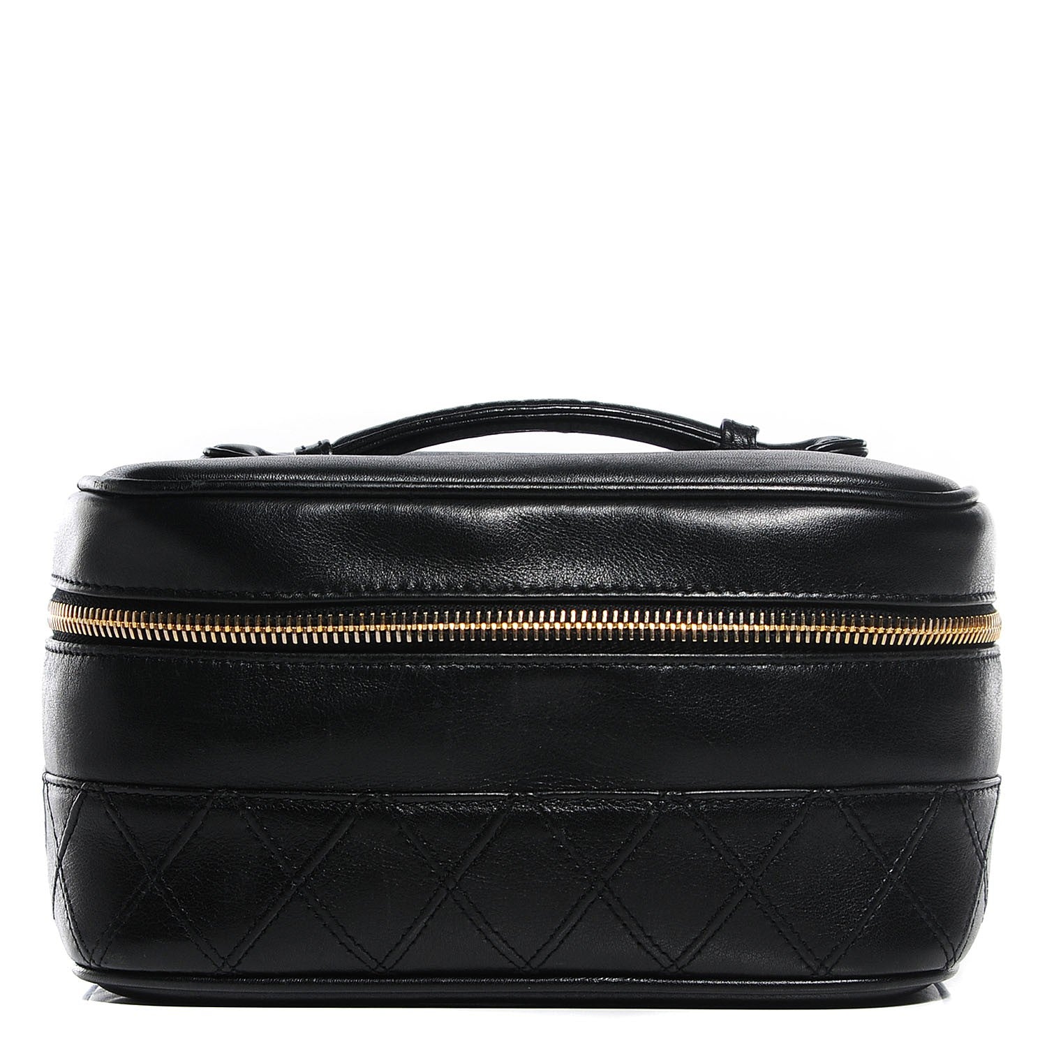 Chanel Calfskin Vanity Cosmetic Case Black 1 of 8