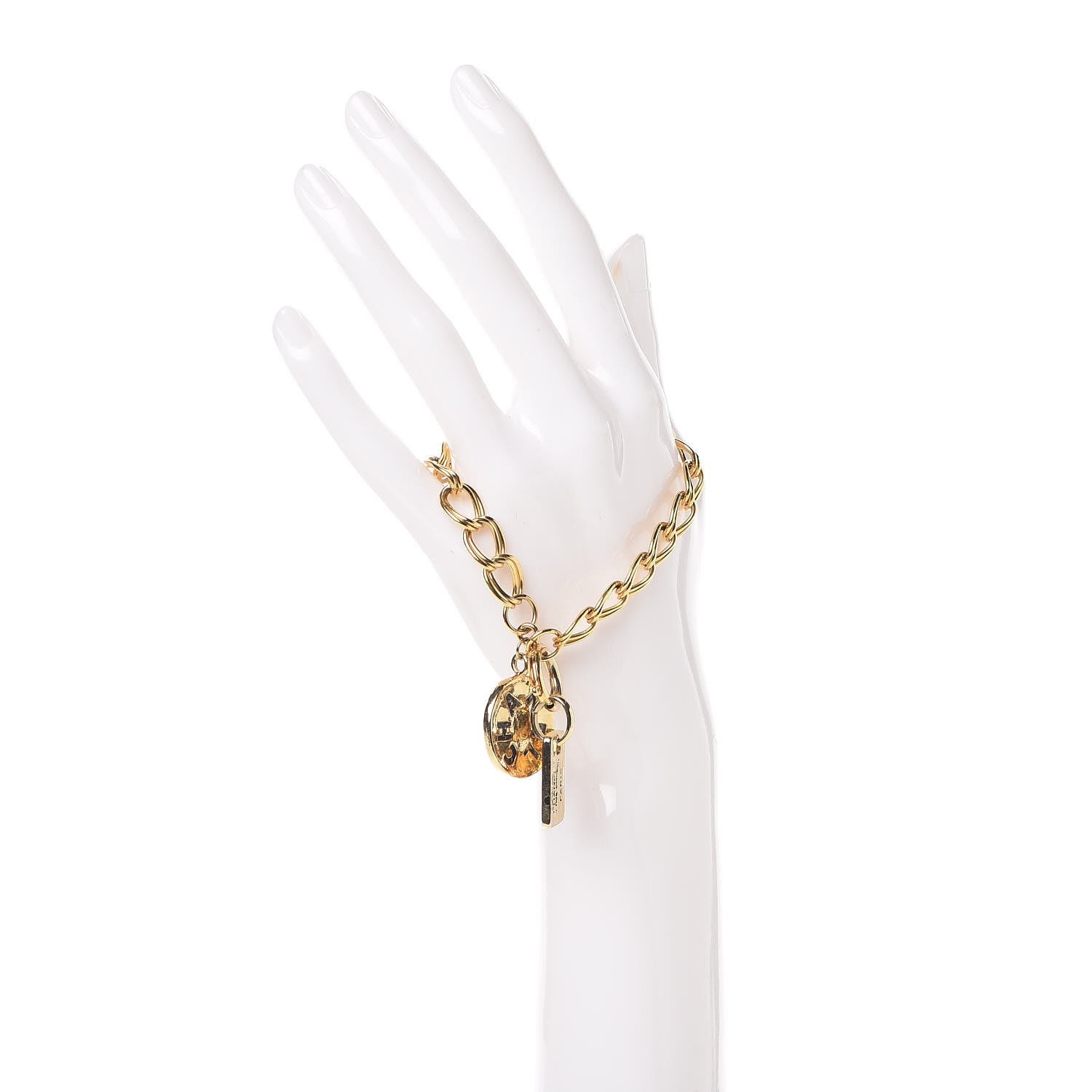Chanel CC Chain Bracelet Gold 2 of 4