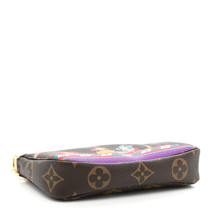 Louis Vuitton Monogram 2020 Christmas Animation Bumper Cars Mini Pochette Accessories Coquelicot 4 of 9