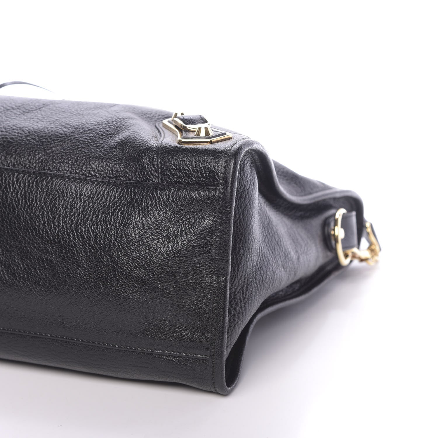Balenciaga Chevre Gold Metallic Edge Hardware City Black 11 of 11