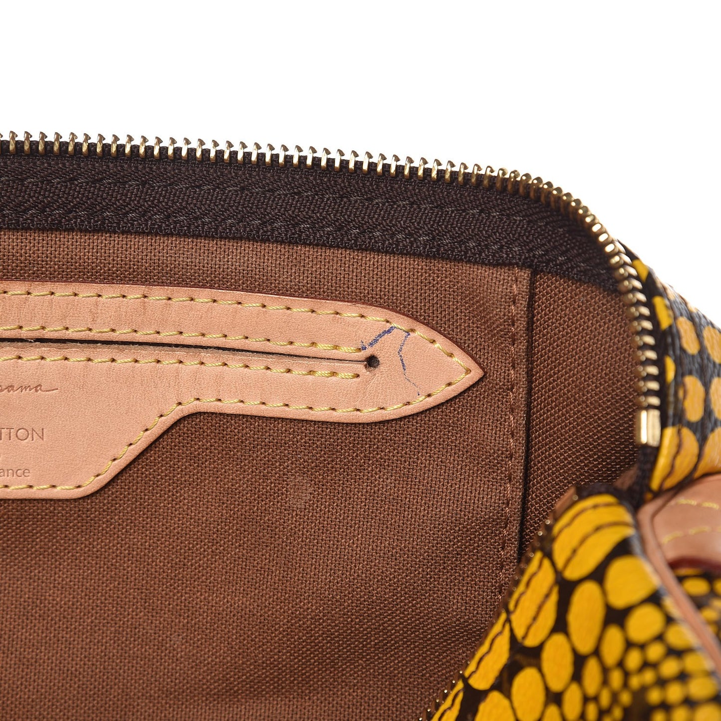Monogram Kusama Town Speedy 30 Yellow