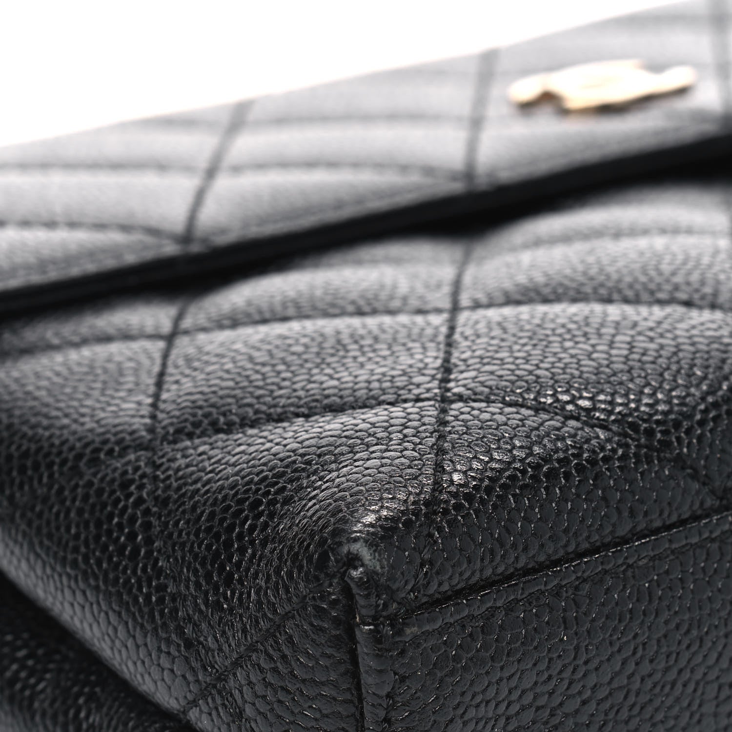 Chanel Caviar Quilted Flap Clutch Black 6 of 11