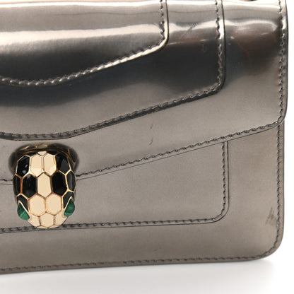 Bulgari Metallic Serpenti Forever Small Shoulder Bag Silver 11 of 13
