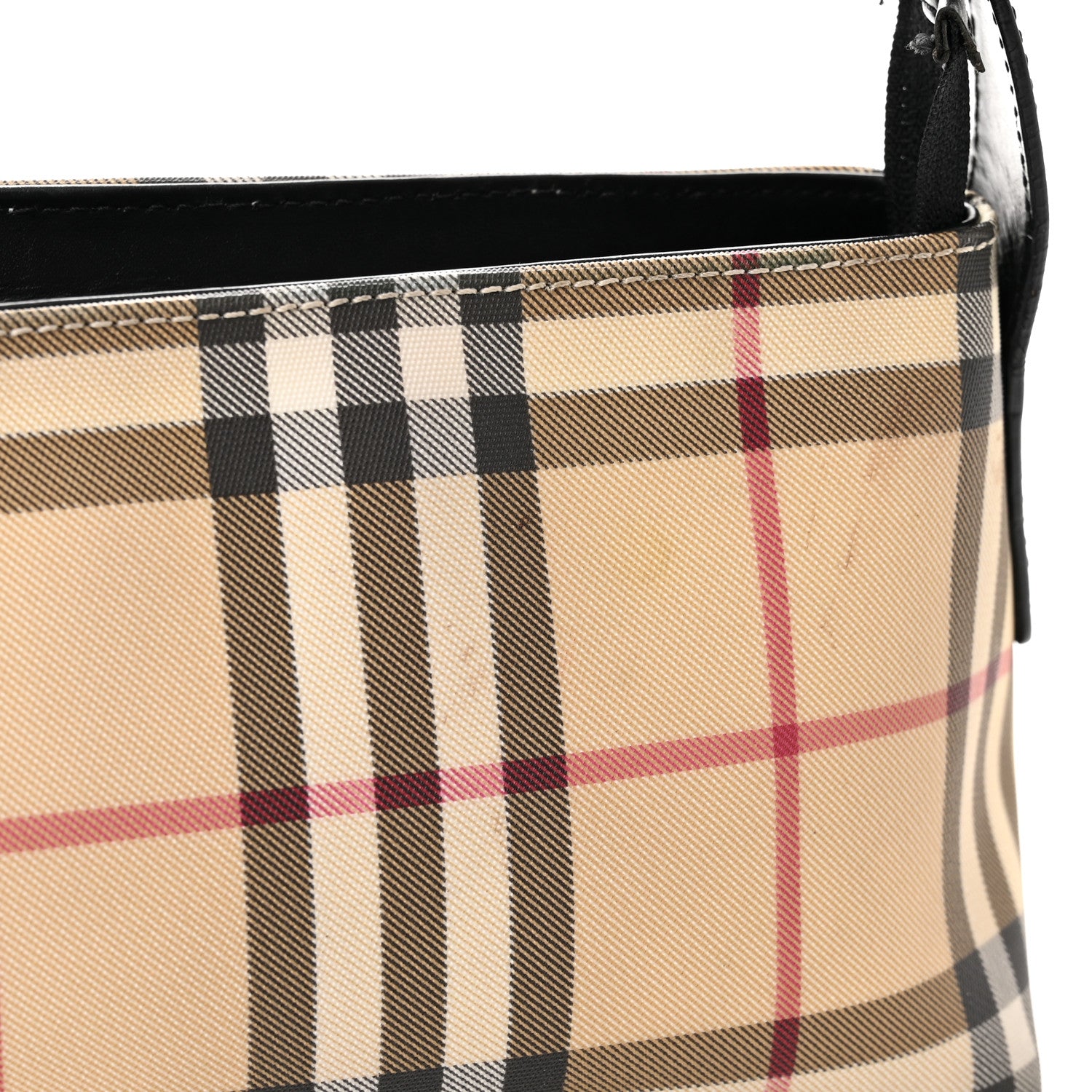 Burberry House Check Small Shoulder Bag Black 8 of 10