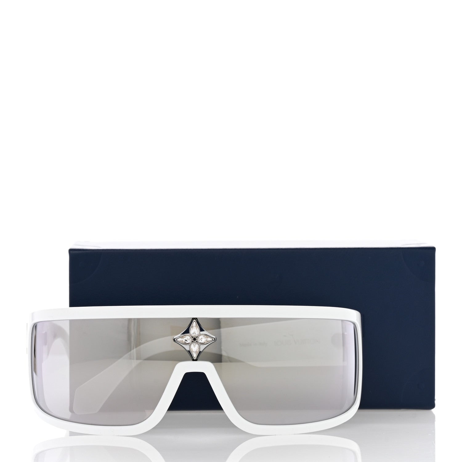 Louis Vuitton Acetate Crystal Cyclone Sport Mask Sunglasses Z1742U