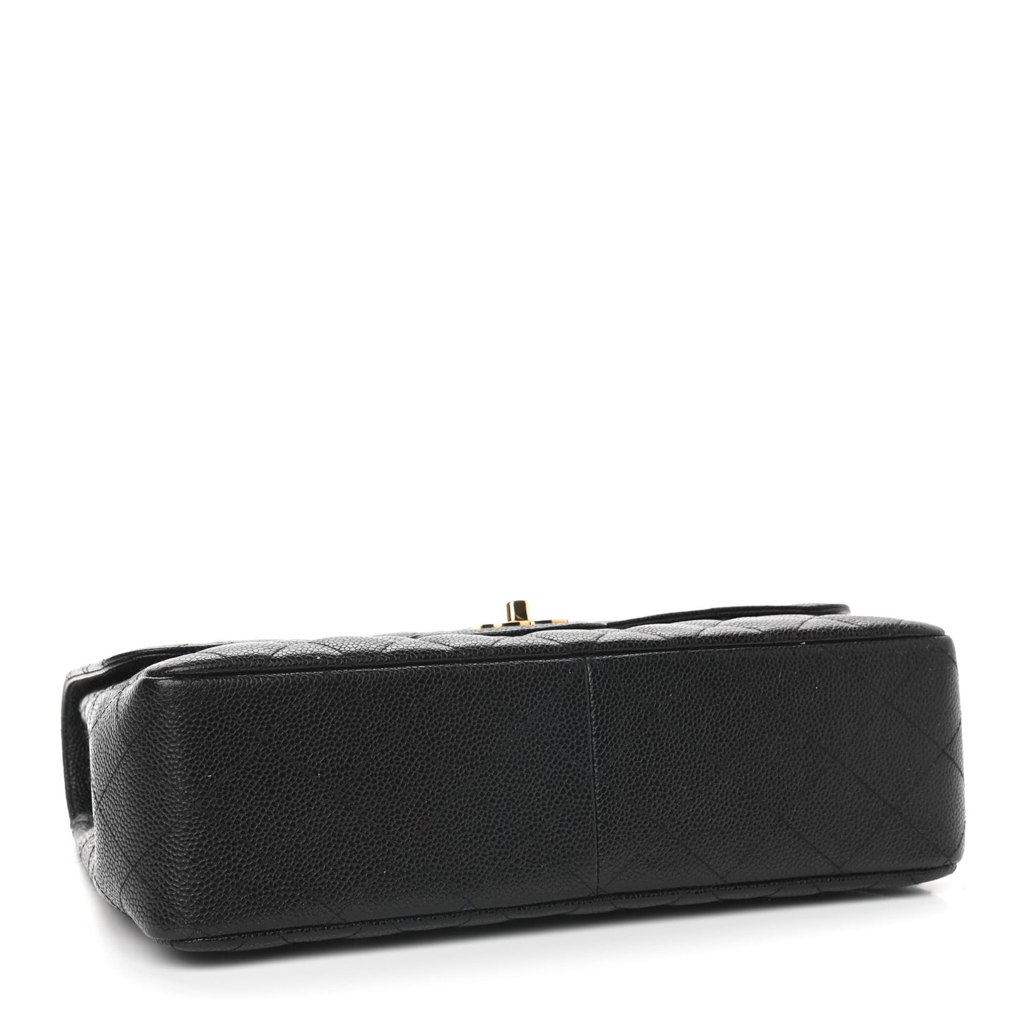 Caviar Quilted Jumbo Single Flap Black