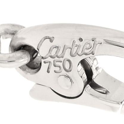 Cartier 18K White Gold I Love You Circle Spinner Charm 3 of 3