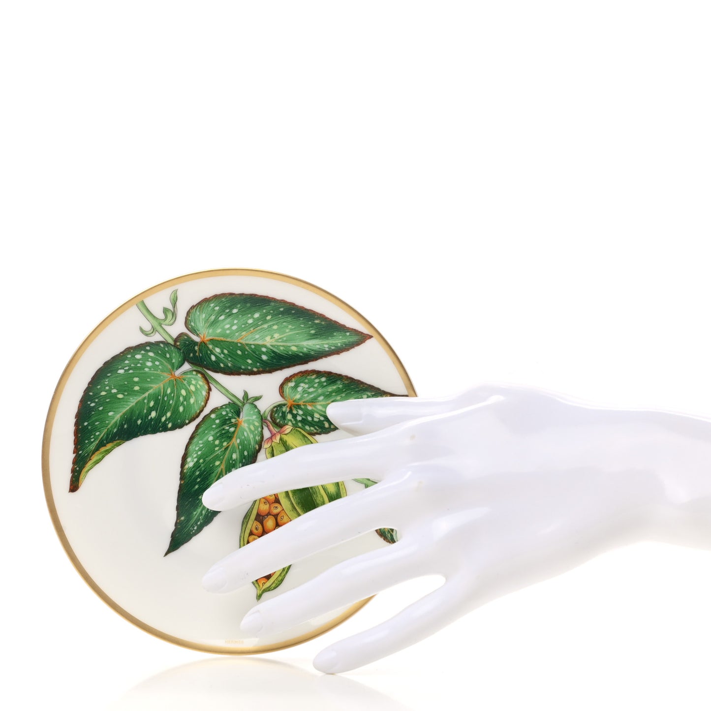 Porcelain Passifolia Bread and Butter Plate Set of 2