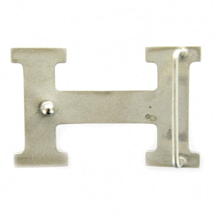 Hermes Palladium H Belt Buckle Brushed Silver 2 of 4