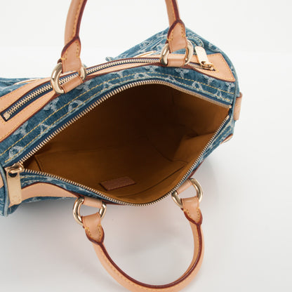 Louis Vuitton Monogram Denim Neo Speedy Blue 5 of 7