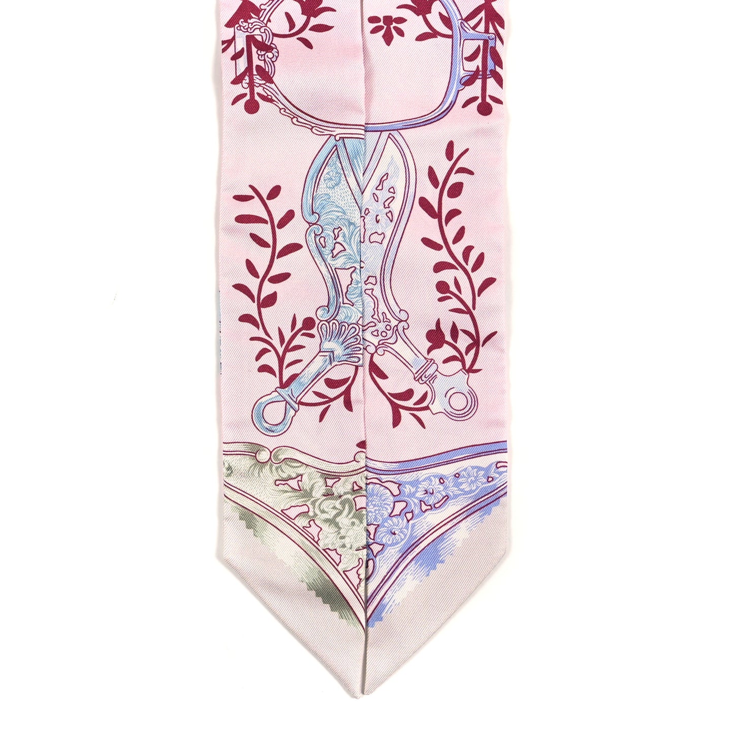 Silk Etriers Remix Twilly Rose Pale Bordeaux