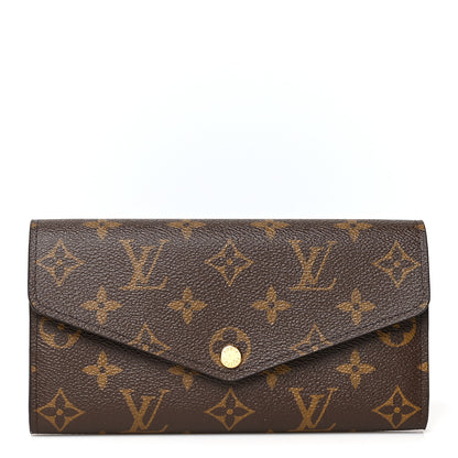 Louis Vuitton Monogram Sarah Wallet NM Rose Ballerine 1 of 9