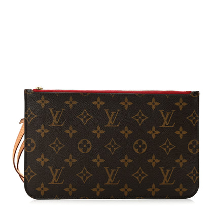 Louis Vuitton Monogram Neverfull MM GM Pochette Cherry 1 of 11