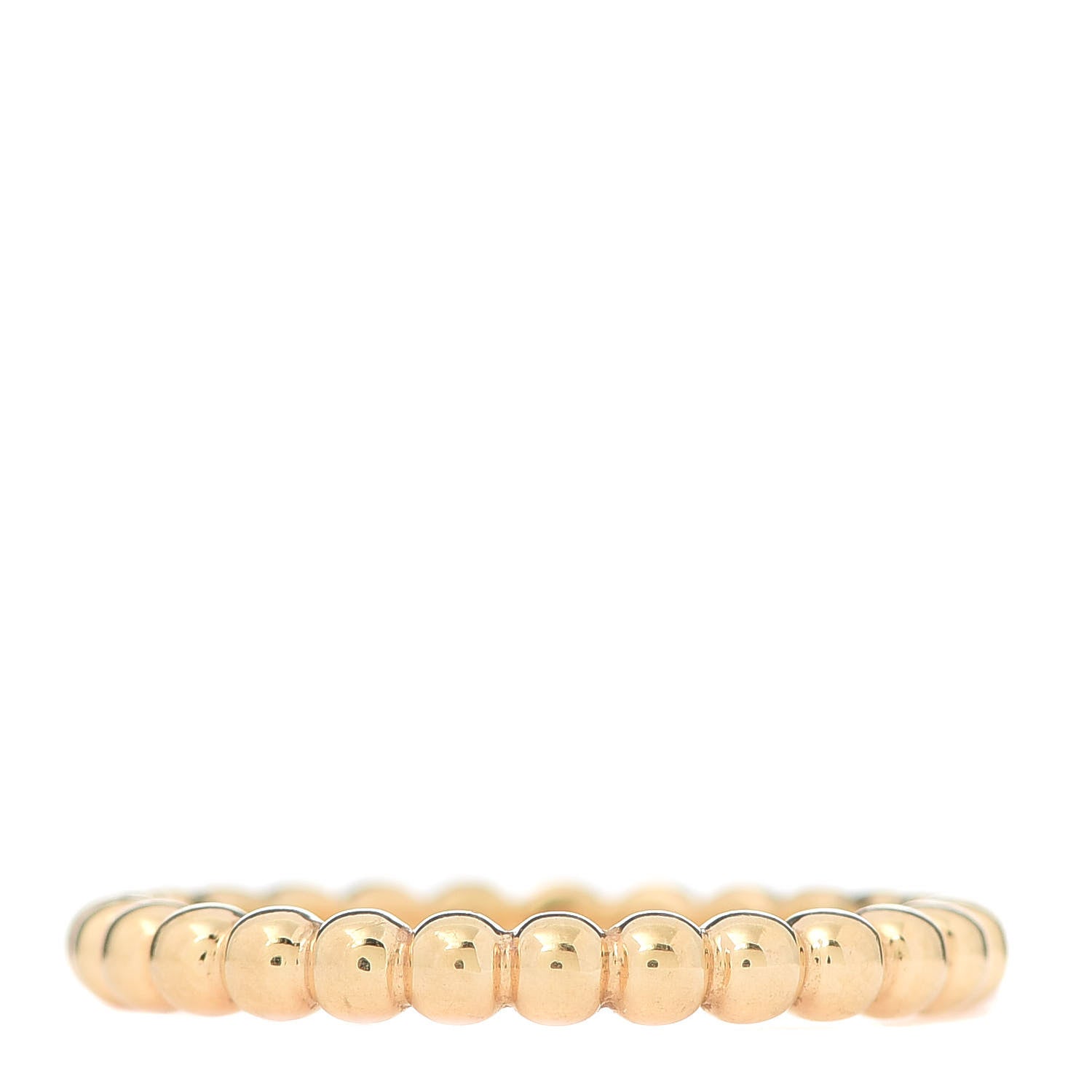 Van Cleef & Arpels 18K Yellow Gold Medium Perlee Ring 58 8.25 3 of 6