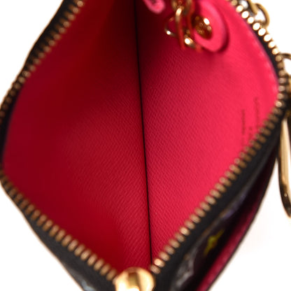 Louis Vuitton Monogram Multicolor Key Pouch Black Grenade 5 of 7