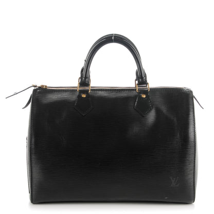 Louis Vuitton Epi Speedy 30 Black 1 of 7