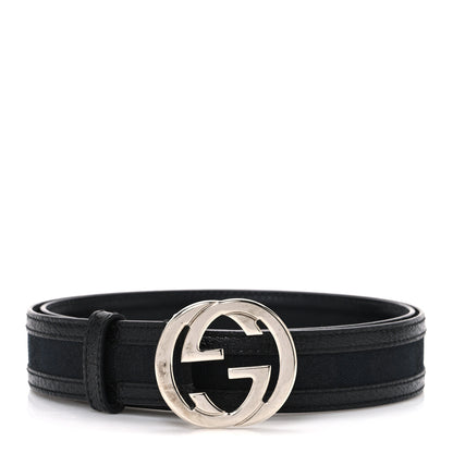 Gucci Monogram Interlocking G Belt 85 34 Black 1 of 5