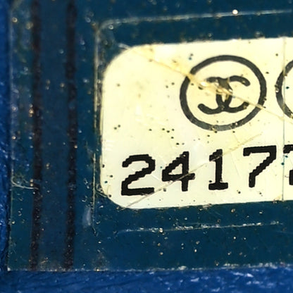 Chanel Lambskin Chevron Quilted New Medium Boy Flap Blue 7 of 10