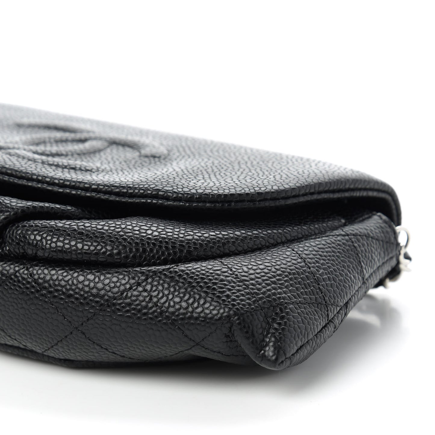 Caviar Half Moon Wallet On Chain WOC Black