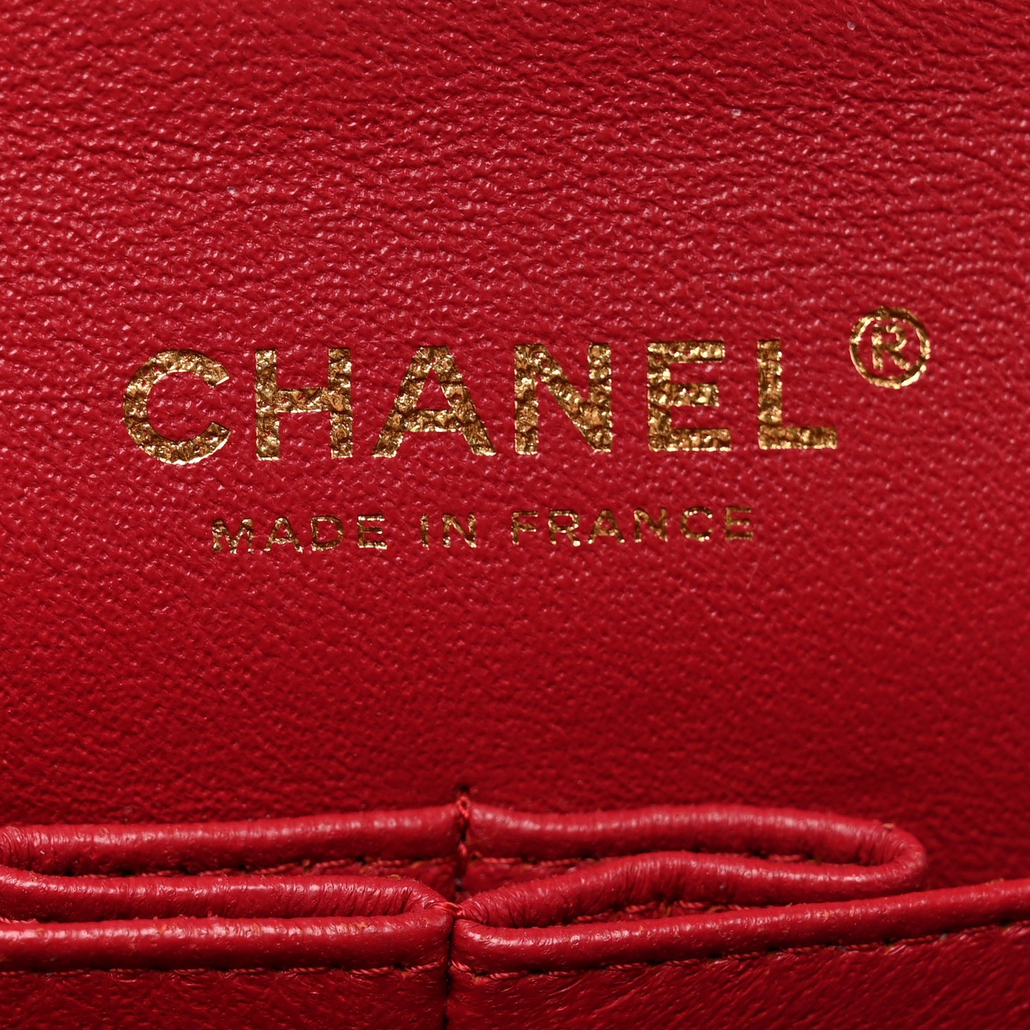 Lambskin Quilted Medium Double Flap Dark Pink