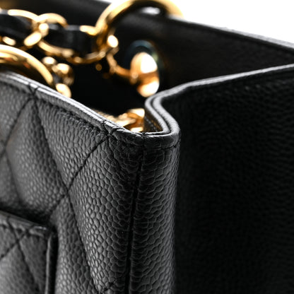 Chanel Caviar Quilted Grand Shopping Tote GST Black 11 of 13