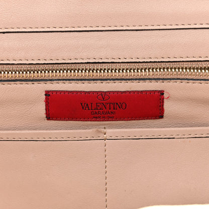 Valentino Garavani Vitello Medium Rockstud Tote Poudre 6 of 15