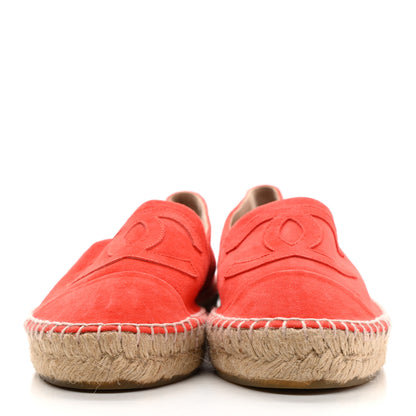 Chanel Suede CC Espadrilles 38 Orange 2 of 9
