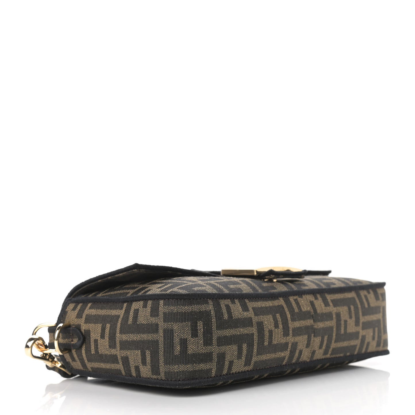 Fabric Jacquard FF 1974 Medium Baguette Tobacco Moro Black