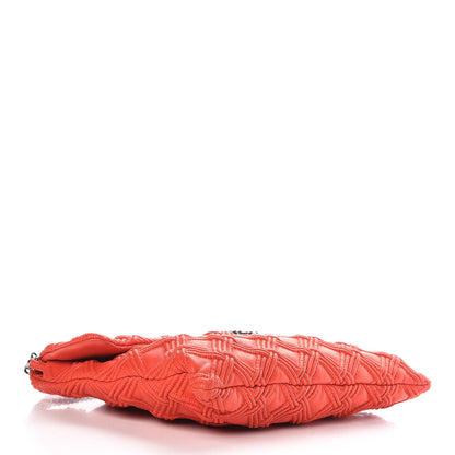 Chanel Lambskin Stitched Large Walk Of Fame Flap Red 4 of 7