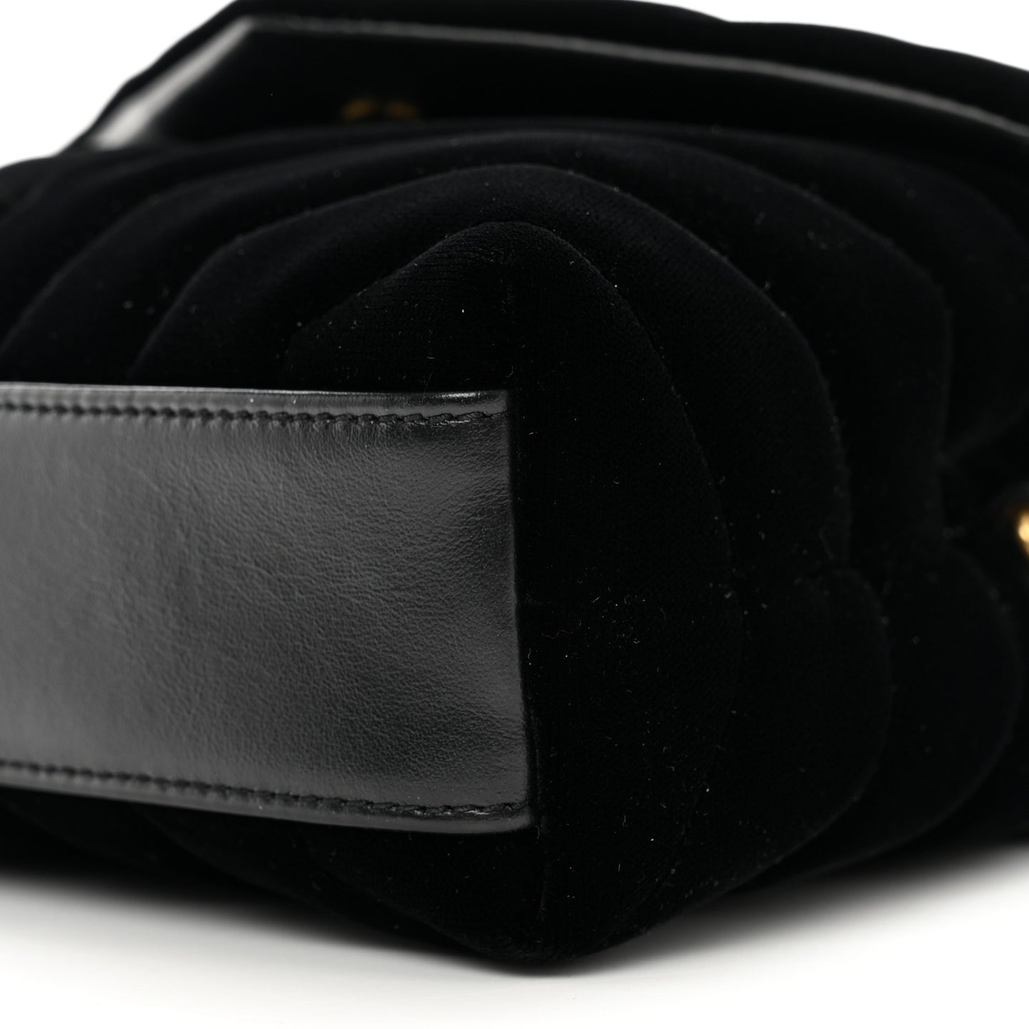 Velvet Y Quilted Monogram Toy Loulou Chain Satchel French Black