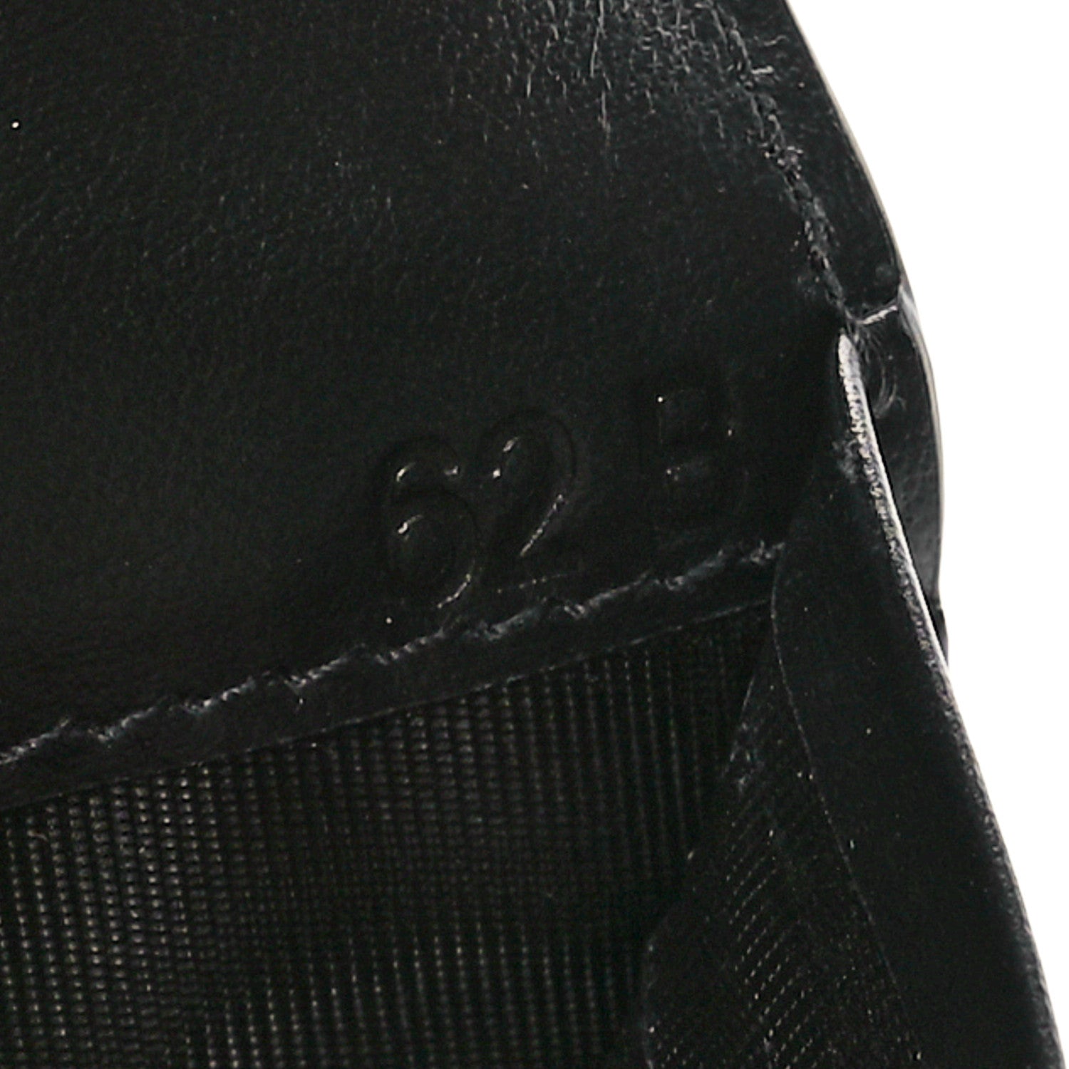 Prada Vitello Daino Triangle Continental Zip Wallet  Black 8 of 8