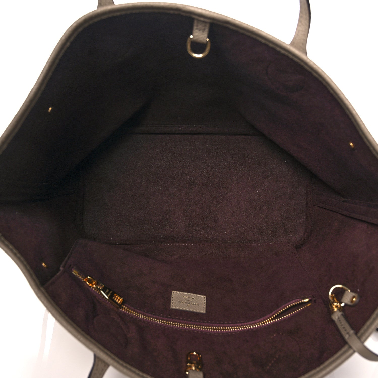 Louis Vuitton Empreinte Monogram Giant Neverfull MM Tourterelle 5 of 10