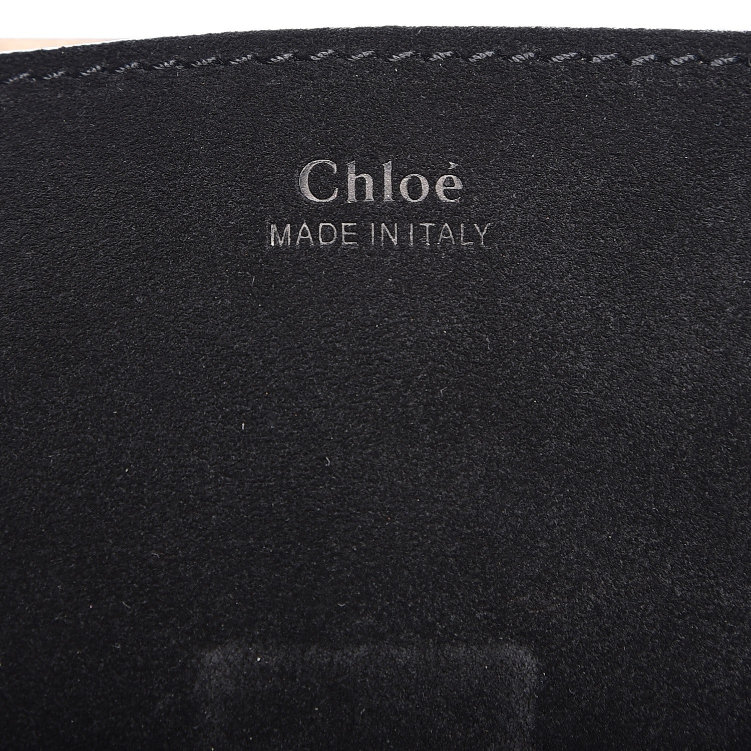 Chloe Suede Smooth Calfskin Drew Shoulder Bag Black 7 of 9