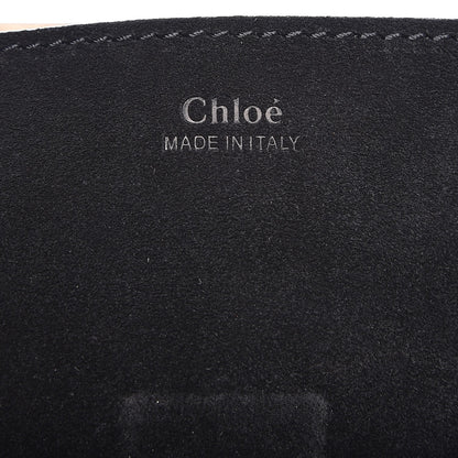 Chloe Suede Smooth Calfskin Drew Shoulder Bag Black 7 of 9