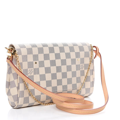 Louis Vuitton Damier Azur Favorite MM 2 of 10