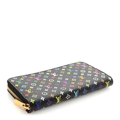 Louis Vuitton Monogram Multicolor Zippy Wallet Black Grenade 4 of 7