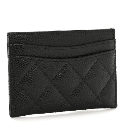 Chanel Caviar Quilted Card Holder Black 3 of 11