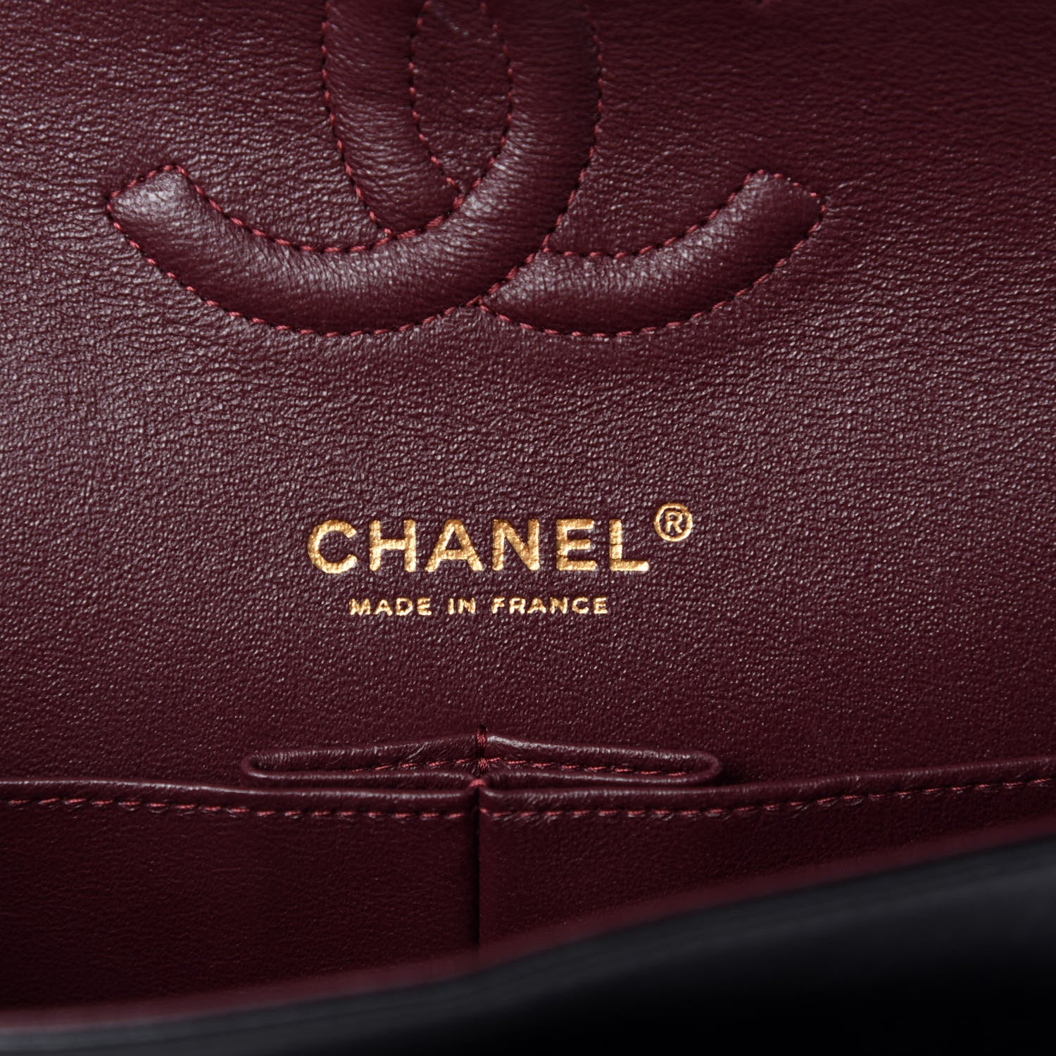 Chanel Lambskin Quilted Medium Double Flap Black 11 of 14