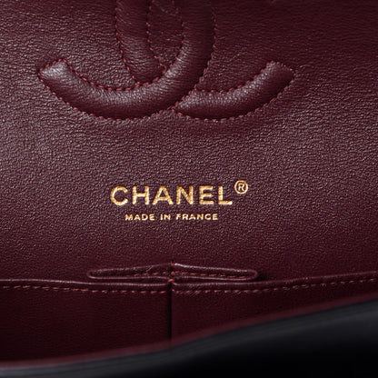 Chanel Lambskin Quilted Medium Double Flap Black 11 of 14