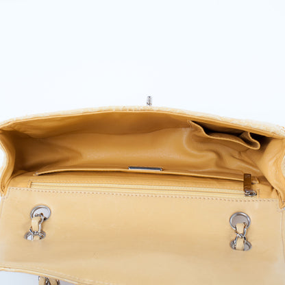 Chanel Python Medium Flap Yellow 9 of 10