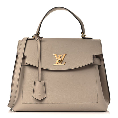 Louis Vuitton Soft Calfskin Lockme Ever MM Greige 1 of 8