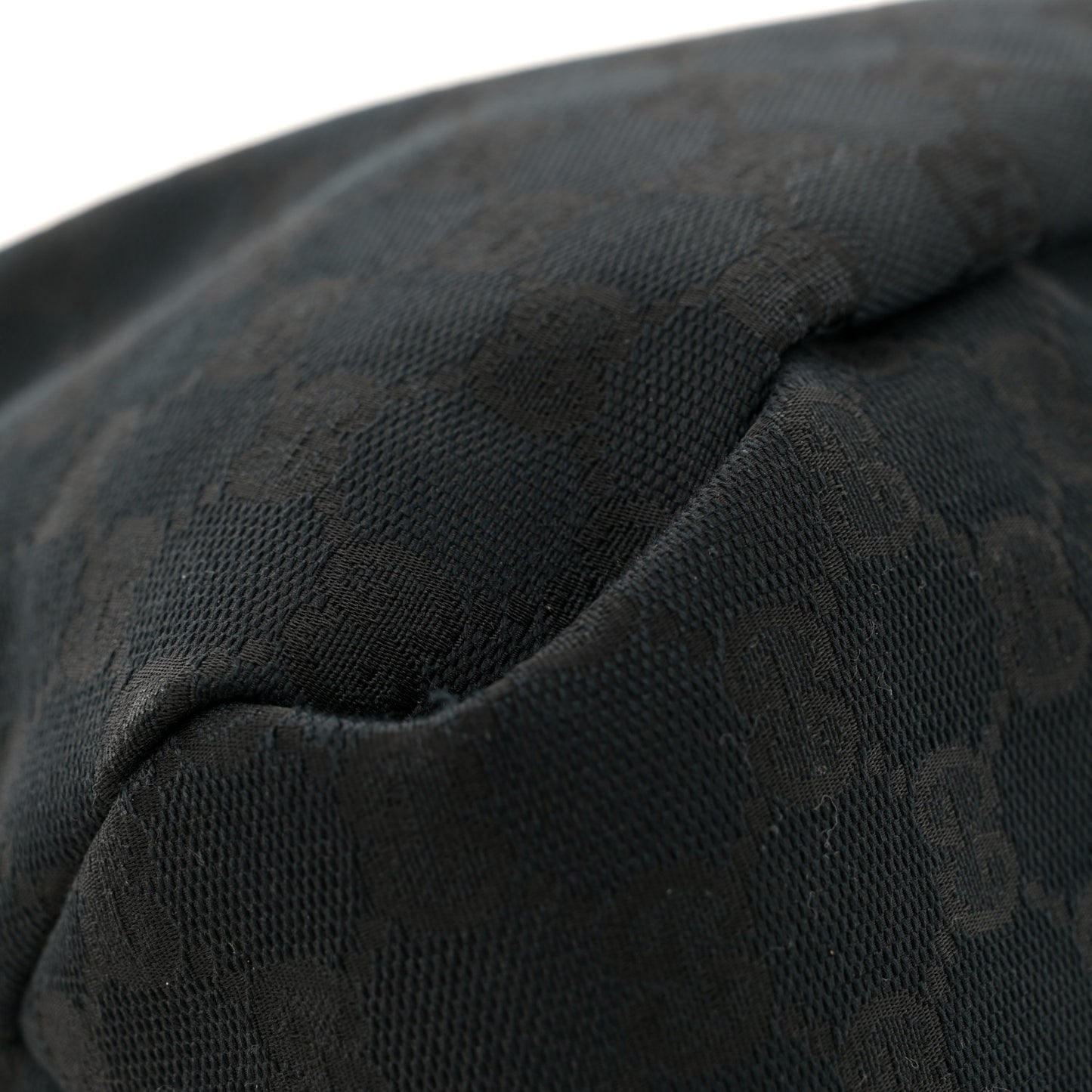 Monogram Medium Horsebit Chain Hobo Black