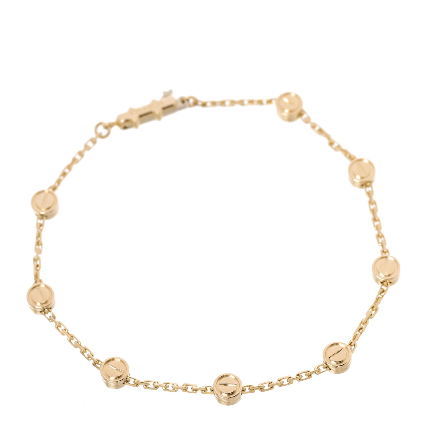 18K Yellow Gold LOVE Station Bracelet